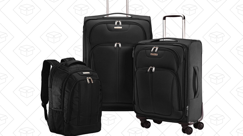 Samsonite Versa-Lite 360 3 Piece Nested Set, $100. Also available in red.